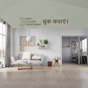3 BHK Luxury Apartment - Book Now! Marketing Image For LinkedIn