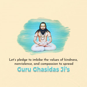Guru Ghasidas Jayanti Template