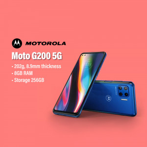 Motorola Moto G200 5G smartphone with specifications