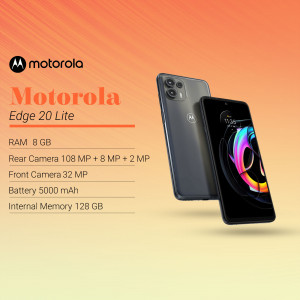 Motorola Edge 20 Lite smartphone with specifications