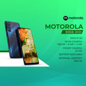 Motorola Edge 2021 phone with key specifications