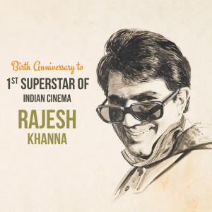 Sketch of Rajesh Khanna, the first superstar of Indian Cinema