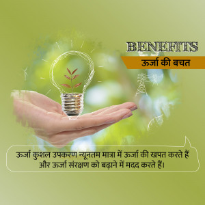 A hand holding a glowing lightbulb with a plant growing inside, symbolizing energy efficiency and sustainability.