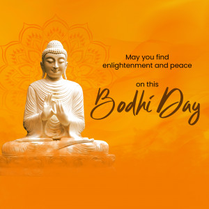 Image of Buddha with Bodh Day text