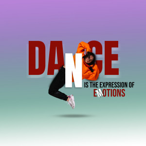 A dynamic image featuring the word 'DANCE' with a dancer in motion.