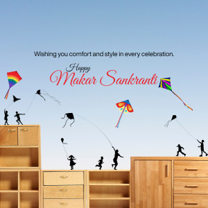 Happy Makar Sankranti Celebration Business Poster For Pinterest
