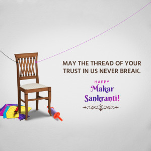 Happy Makar Sankranti - Trust & Tradition Advertisement For Twitter