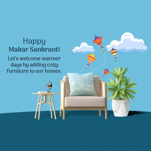 Happy Makar Sankranti - Cozy Home Vibes Image For Instagram