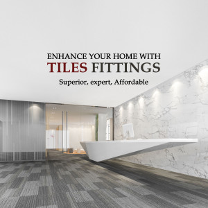 Interior design featuring tiles and modern fittings