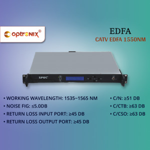 Optronix EDFA C/ATV 1550nm rackmount device