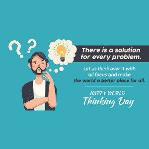 Illustration of a man thinking with a lightbulb above his head, representing problem-solving.