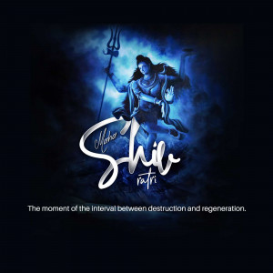 Lord Shiva image for Maha Shivratri festival