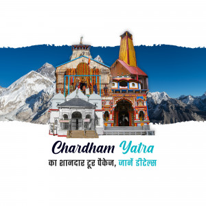 Image of the Char Dham pilgrimage sites in the Himalayas