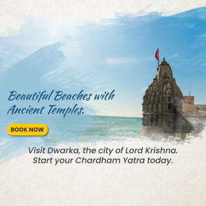Dwarka Temple and Beach with Travel Promotion