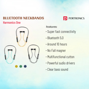 Portronics Harmonics One Bluetooth Neckbands - Product Image
