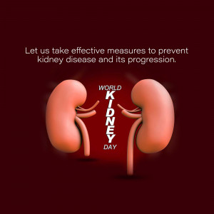 World Kidney Day Awareness Post For LinkedIn