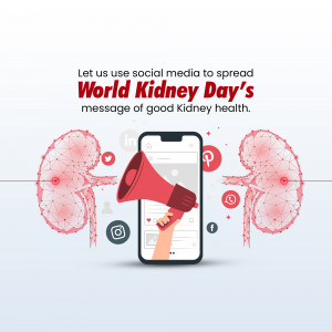 World Kidney Day Awareness Flyer For Facebook