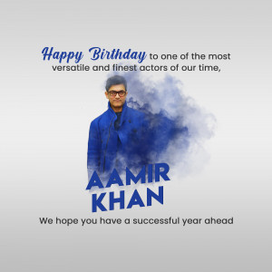 Aamir Khan birthday tribute graphic