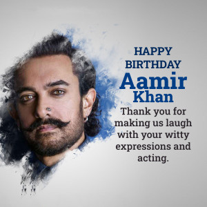 Aamir Khan birthday tribute image