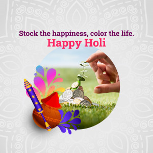 Happy Holi - Stock The Happiness Image For Twitter