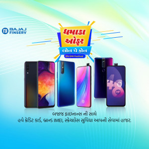 Bajaj Finserv Diwali Offer - Smartphones Social Media Post For Instagram