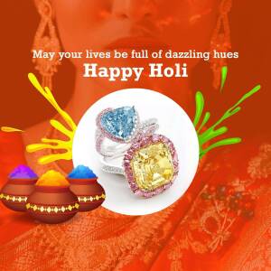 Happy Holi Jewelry Promotion Artwork For Instagram