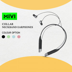 Mivi Collar Neckband Earphones with color options
