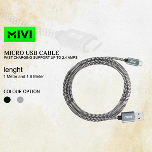 Mivi Micro USB Cable with fast charging support