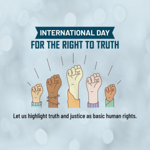 International Day for the Right to the Truth event post