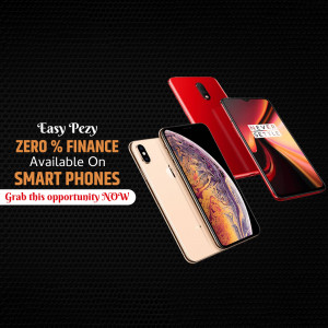 Smartphones with zero percent finance offer