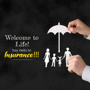 Hands holding paper cutouts of a family under an umbrella, representing life insurance.