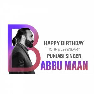 Birthday tribute to Punjabi singer Abbu Maan