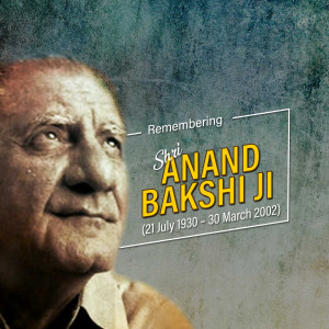 Portrait of Anand Bakshi Ji, a renowned lyricist