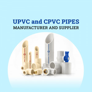 Assortment of UPVC and CPVC pipes and fittings