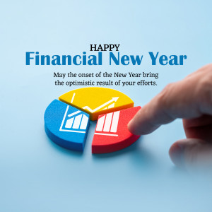Pie chart puzzle with hand placing the final piece, symbolizing a fresh start for finances.