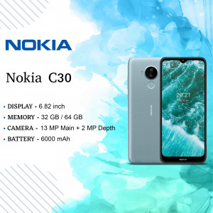 Nokia C30 smartphone with specifications