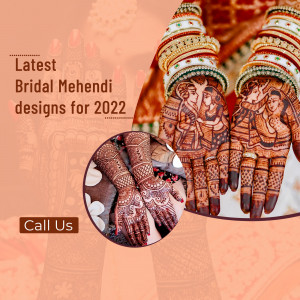 Close-up of hands adorned with intricate bridal mehndi designs