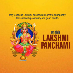 Image of Goddess Lakshmi for Lakshmi Panchami