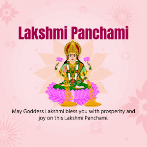 Image of Goddess Lakshmi for Lakshmi Panchami