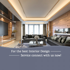 Elegant living room with modern furniture and warm lighting