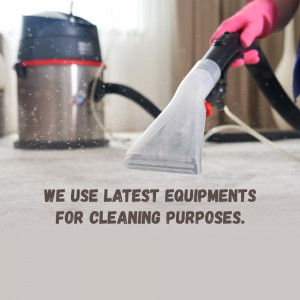 Close-up of a carpet cleaning machine in use, demonstrating professional cleaning services.