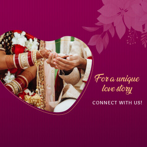 Close-up of a traditional Indian wedding ceremony with hands joined and floral decorations.