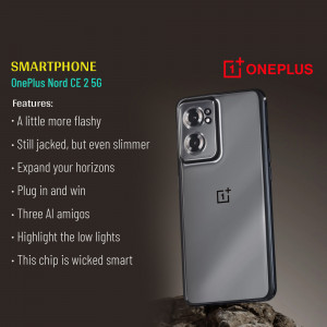 OnePlus Nord CE 2 5G smartphone with key features listed