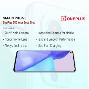 OnePlus 95G smartphone with Hasselblad camera features