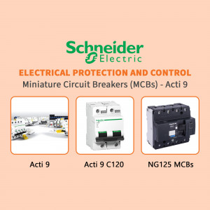Schneider Electric Acti 9 Miniature Circuit Breakers