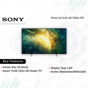 Sony 55 inch 4K Ultra HD Smart TV with vibrant display