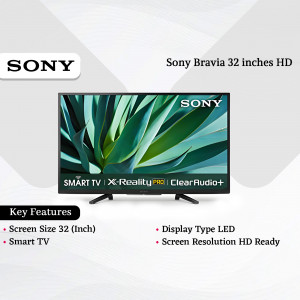 Sony Bravia 32 inch HD Smart TV with ClearAudio+ and X-Reality PRO