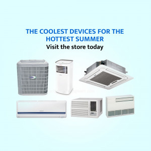 Selection of air conditioning units for summer