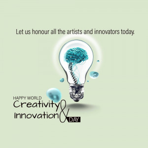 Lightbulb with a brain inside, representing creativity and innovation.