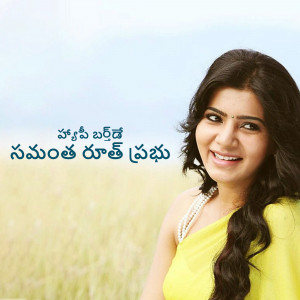 Close-up portrait of Samantha Ruth Prabhu, a South Indian actress